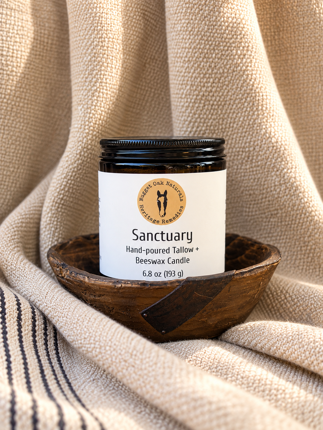 Sanctuary Tallow & Beeswax Candle