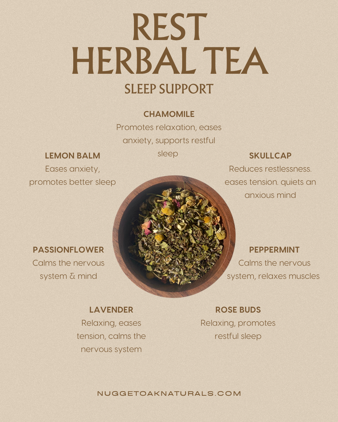 Rest Herbal Tea Blend - Sleep Support