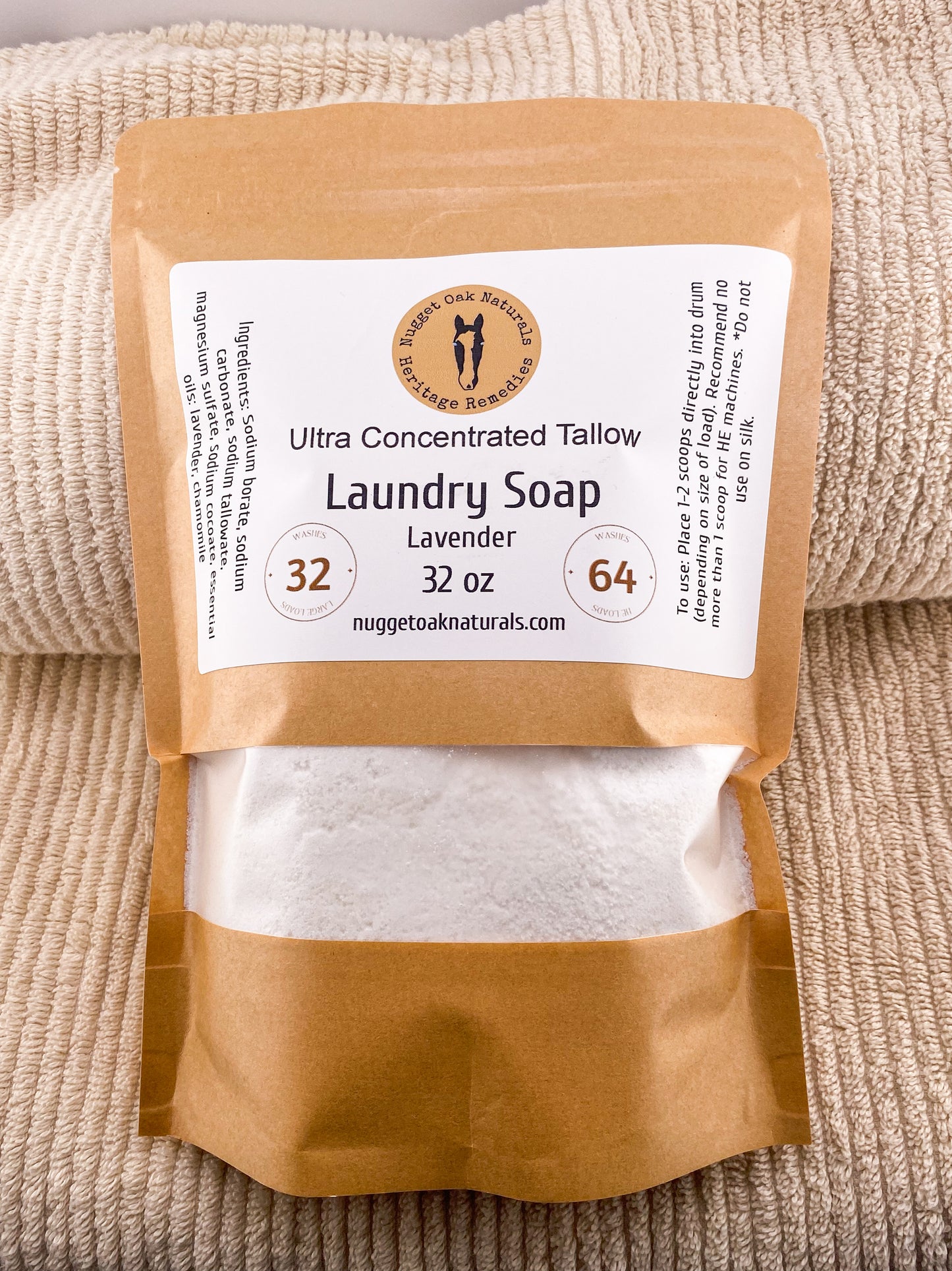 Laundry Soap - Ultra Concentrated Tallow Detergent