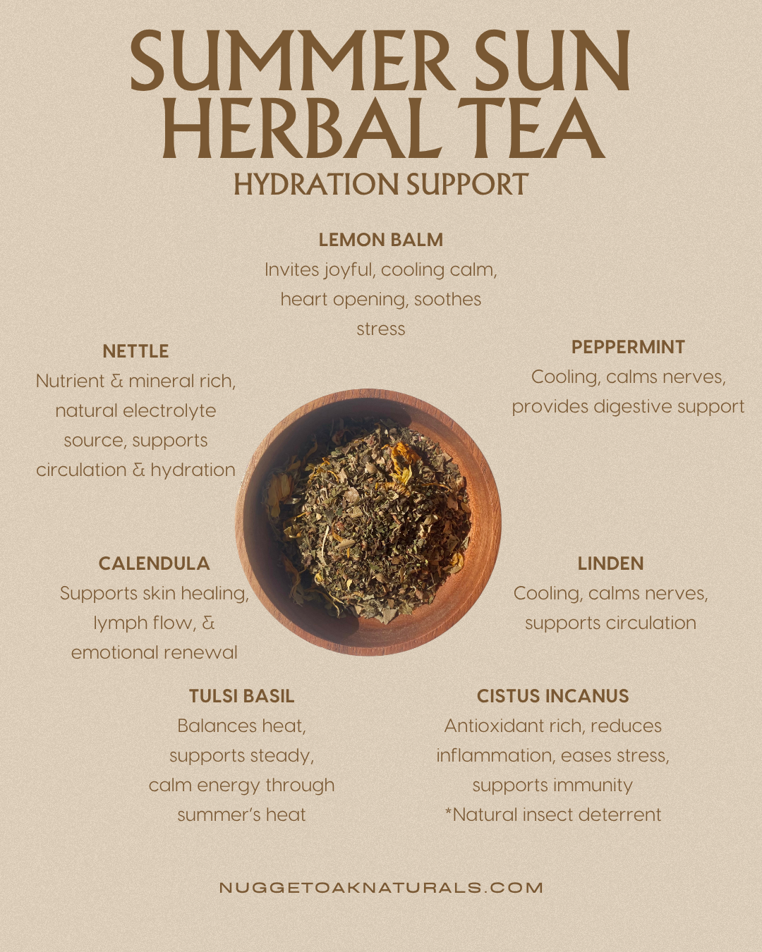 Summer Sun Hydrating Herbal Tea Blend