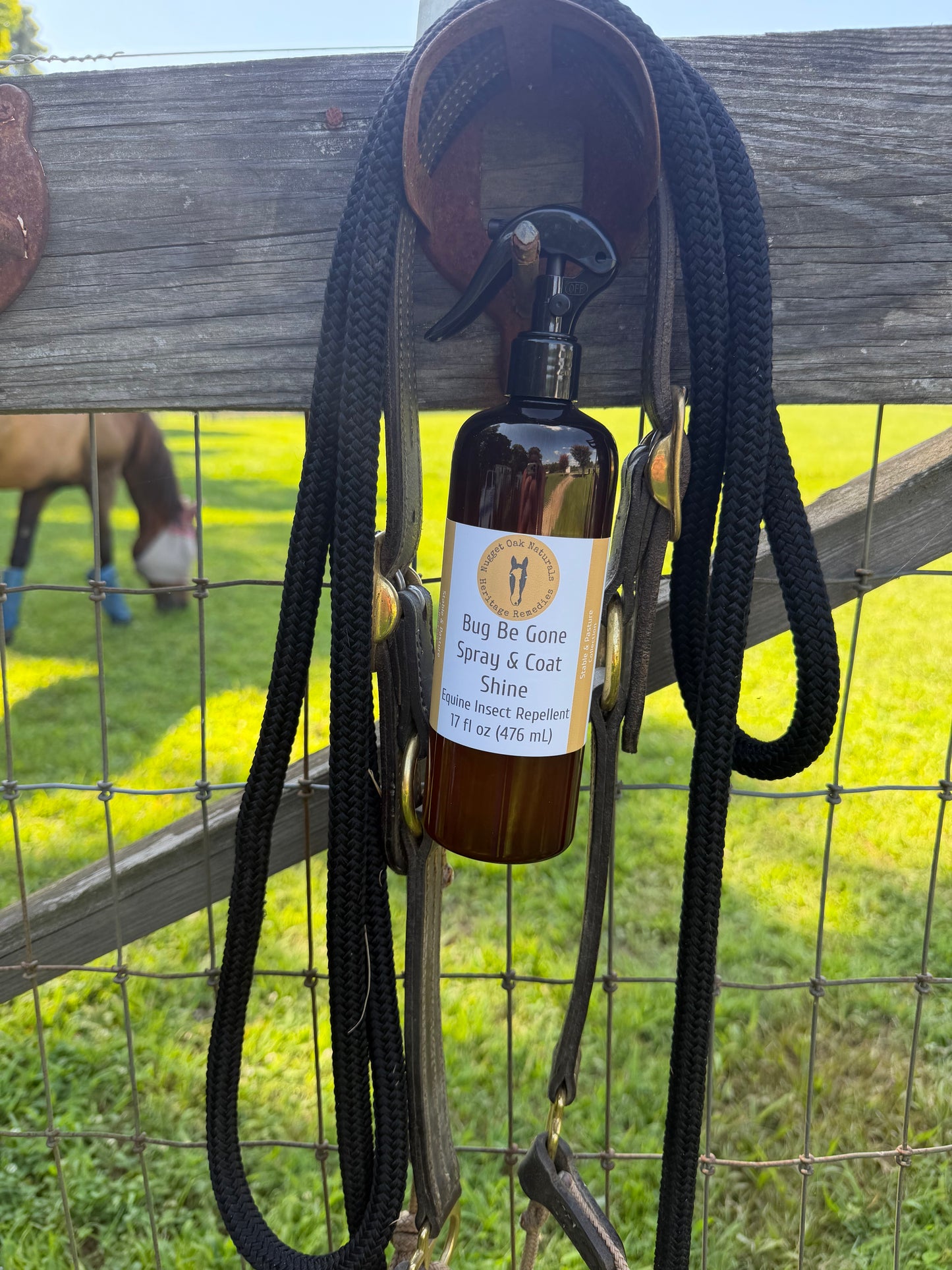 Bug Be Gone Spray & Coat Shine - Equine Insect Repellent