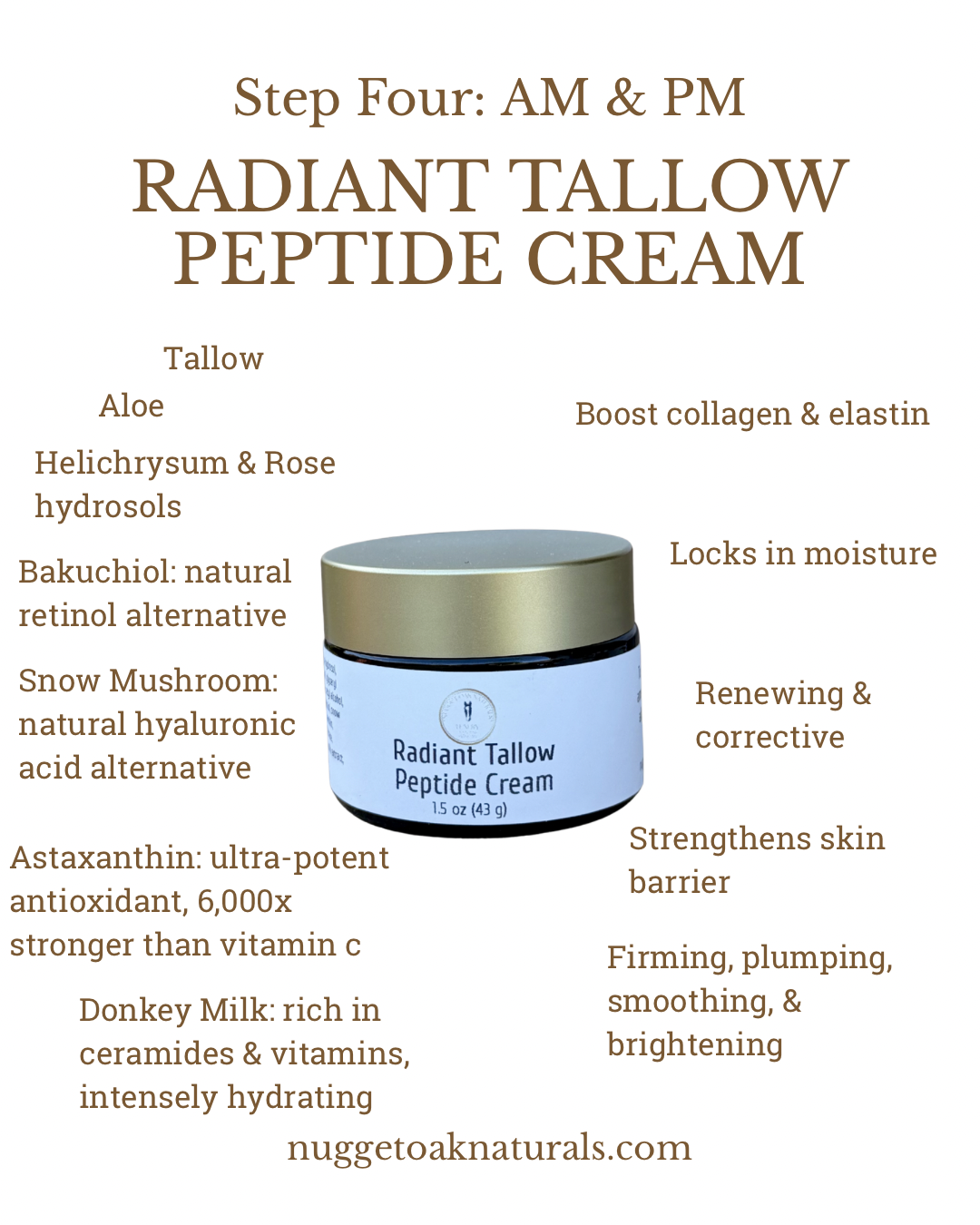 Radiant Tallow Peptide Cream
