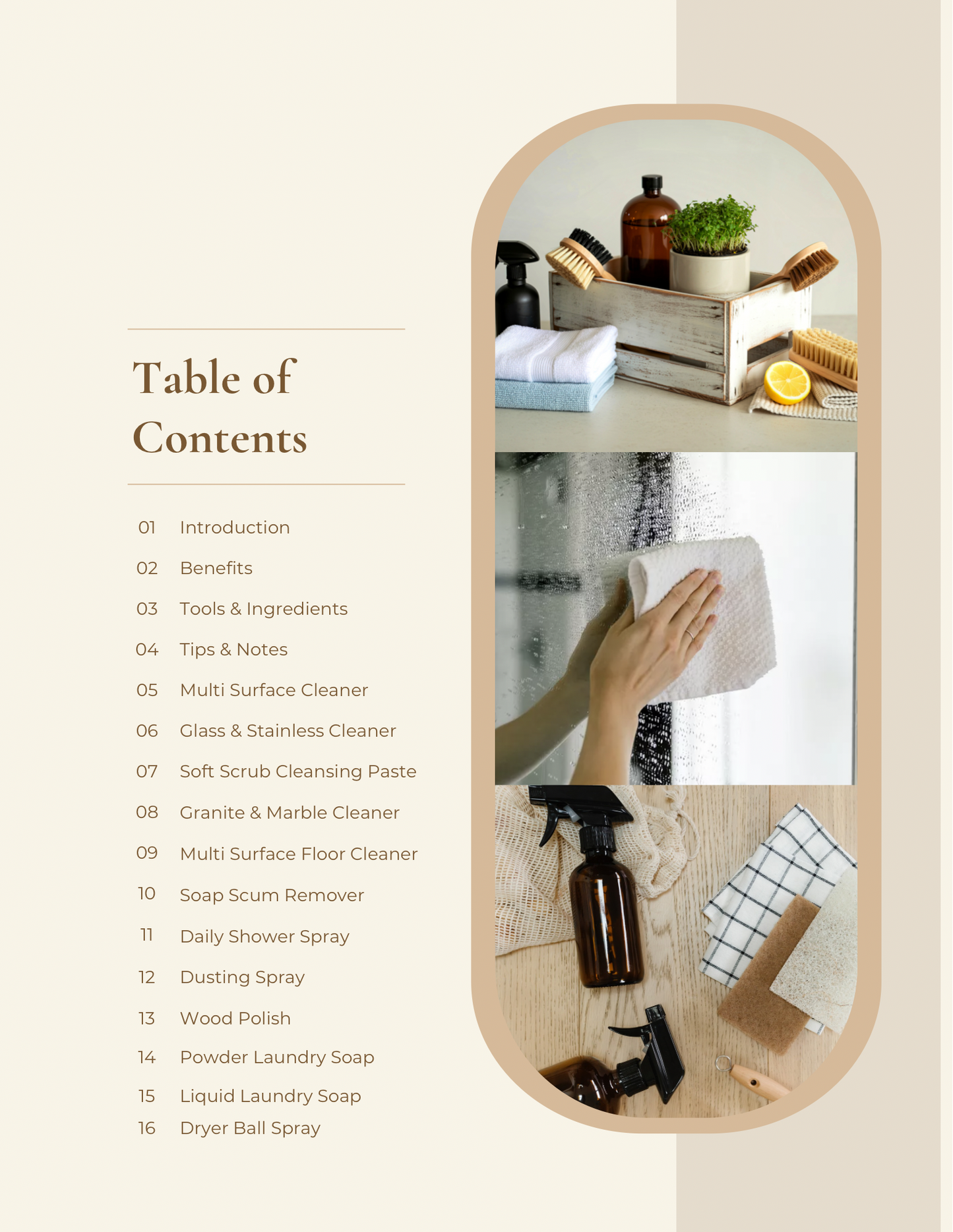 Nugget Oak Naturals DIY Non Tox Cleaning Recipes eBook