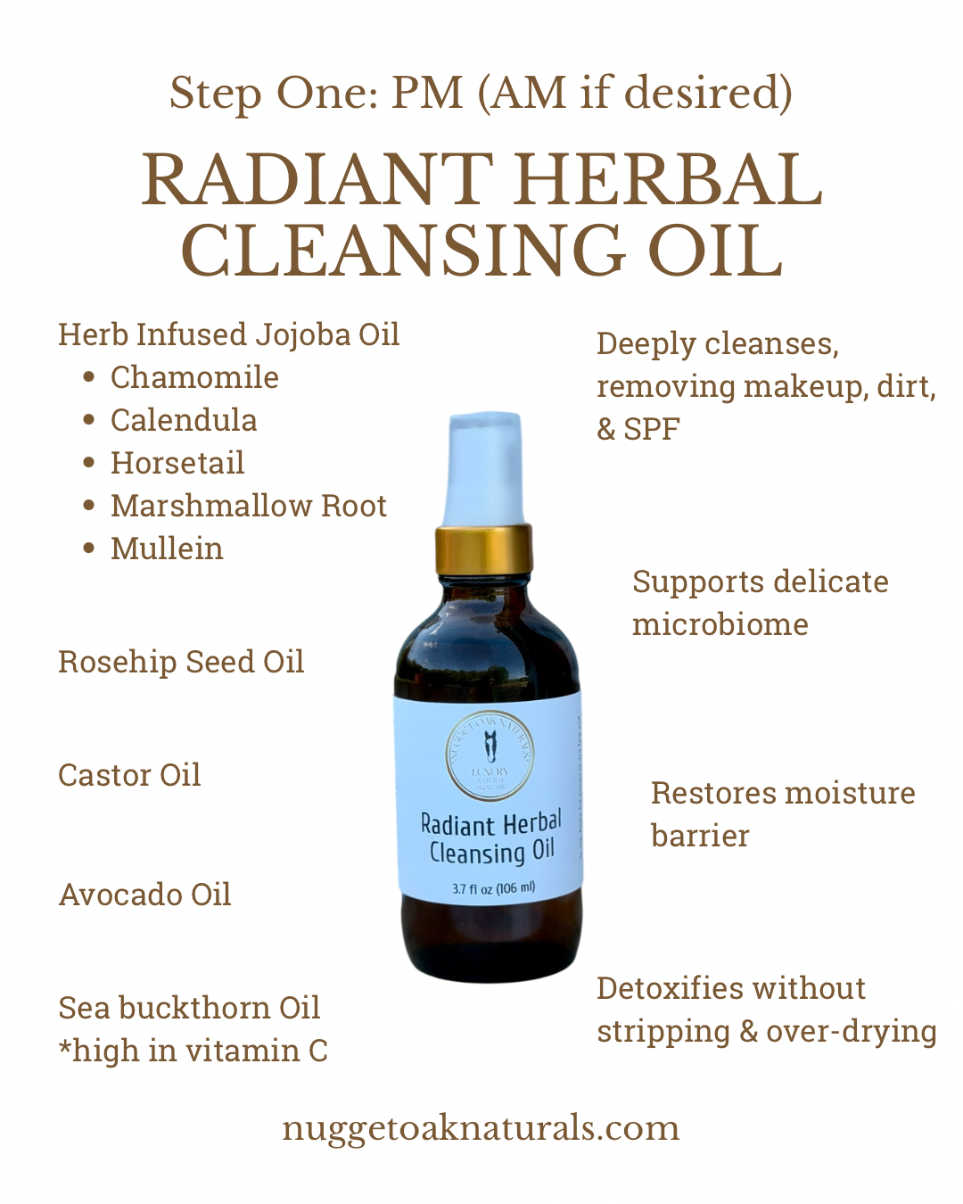 Radiant Herbal Cleansing Oil
