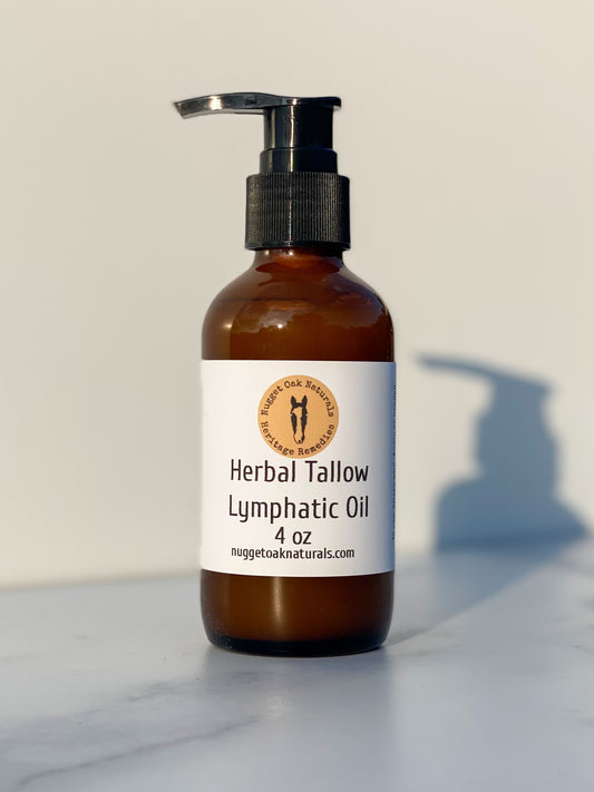 Herbal Tallow Lymphatic Oil