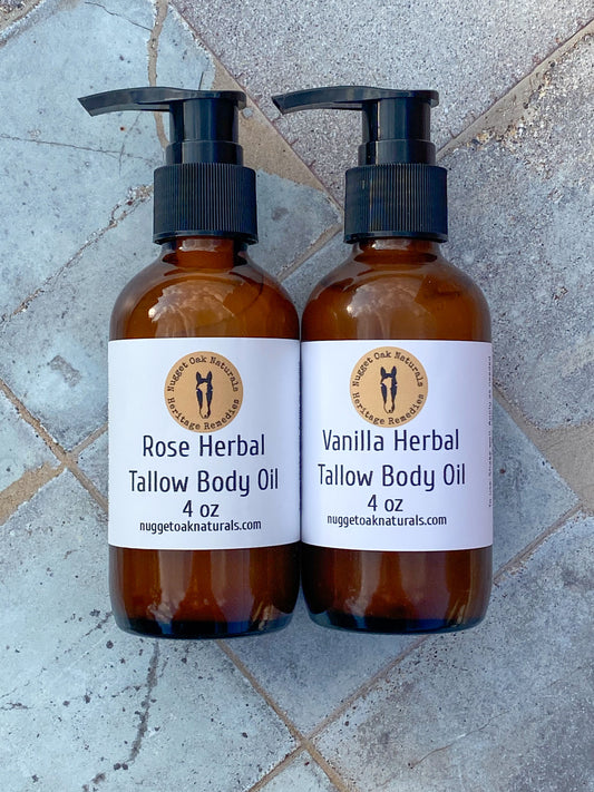 Herbal Tallow Body Oil