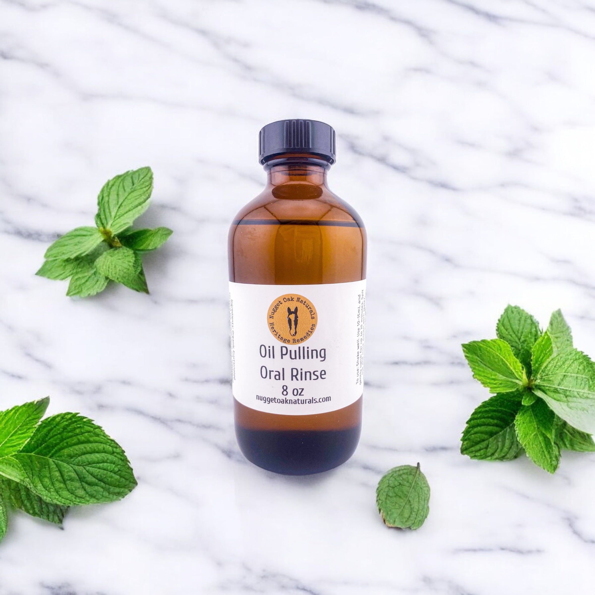 Oil Pulling Oral Rinse – Nugget Oak Naturals