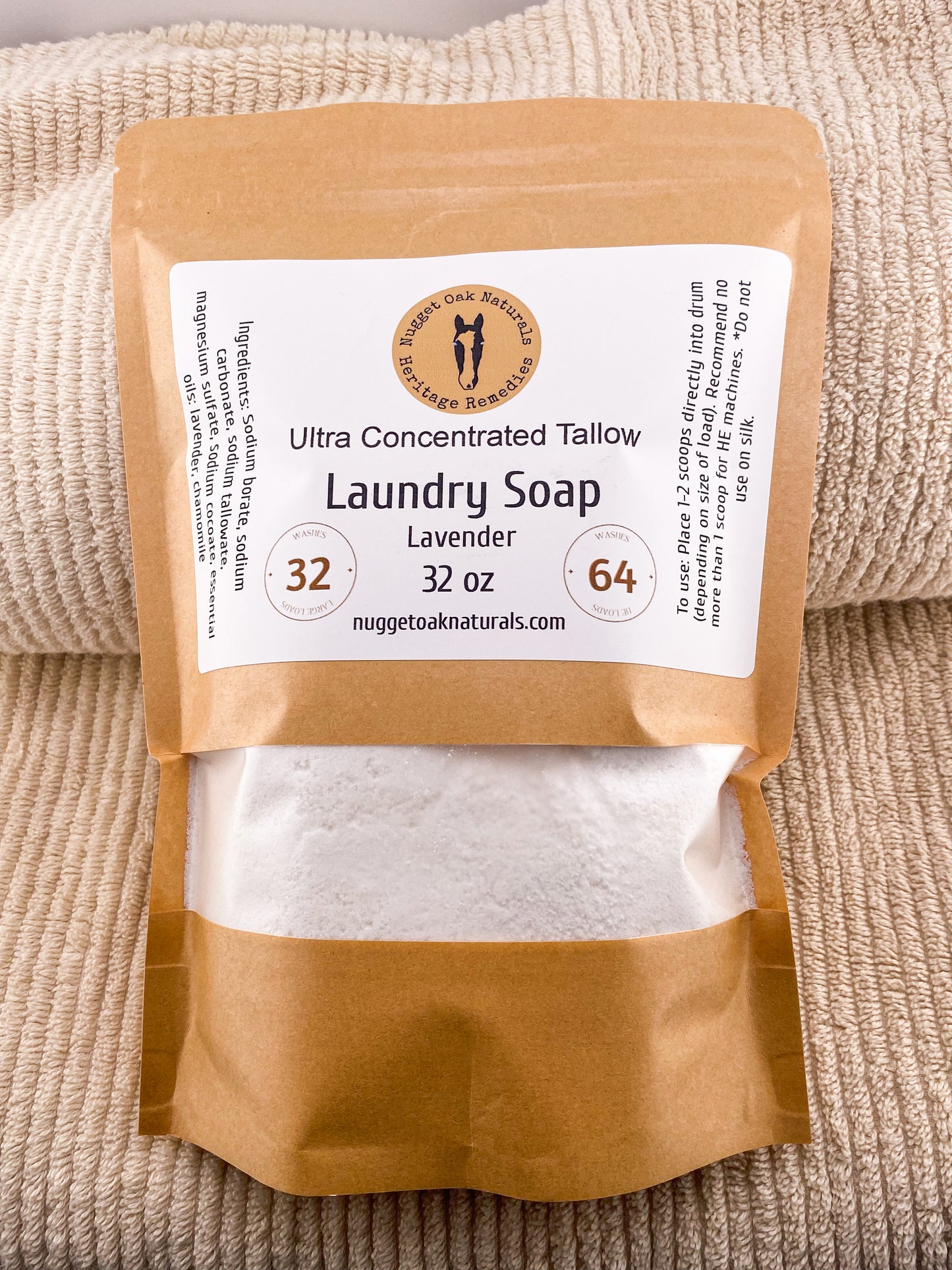 Laundry Soap - Ultra Concentrated Tallow Detergent