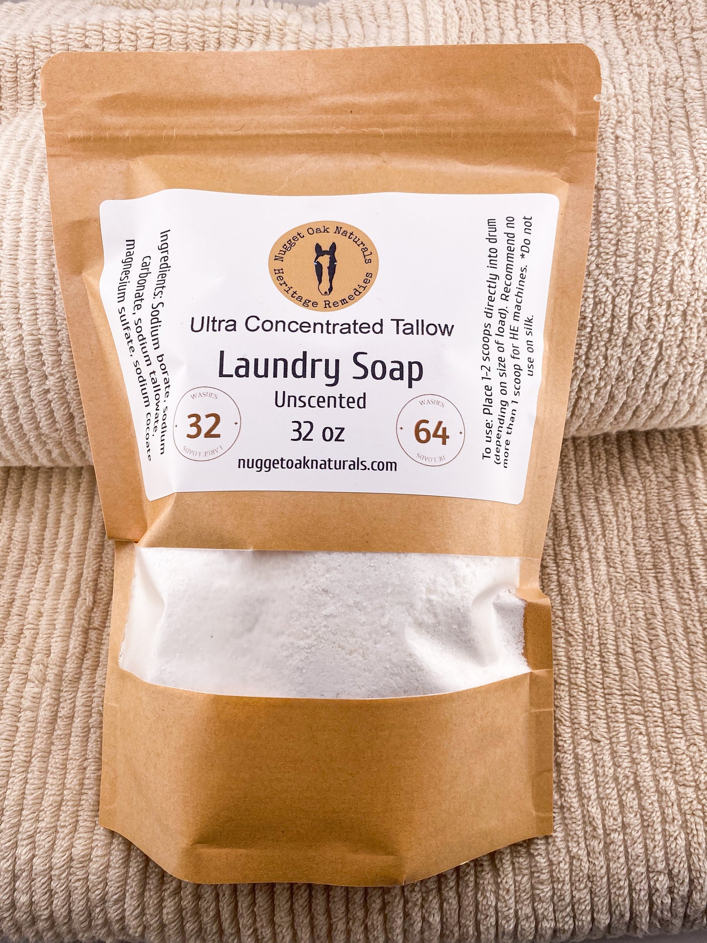 Laundry Soap - Ultra Concentrated Tallow Detergent